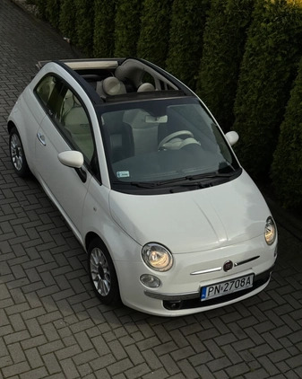 Fiat 500 cena 24300 przebieg: 126000, rok produkcji 2013 z Konin małe 596